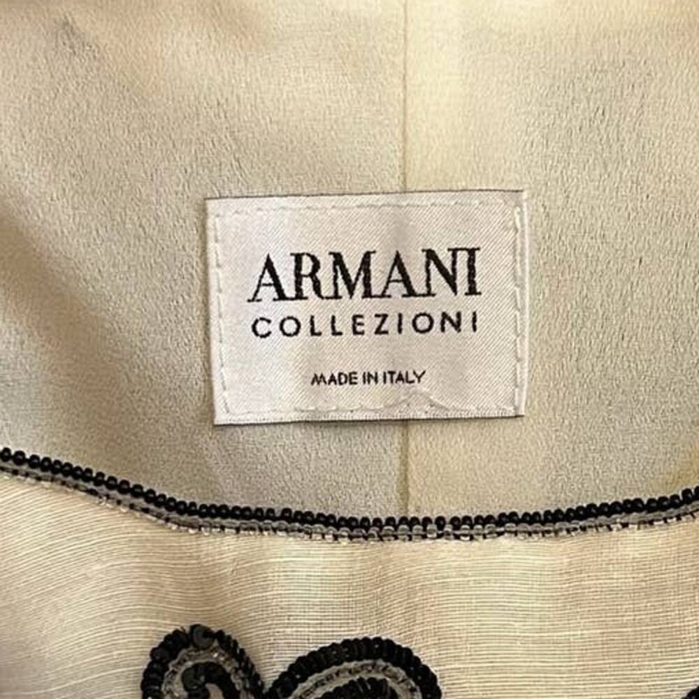 Armani Collezioni Black and White Floral Top - Picture 5 of 13
